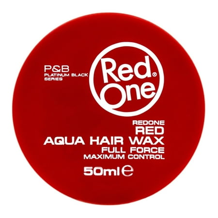 Red One Aqua Hair Wax Maximum Control 1.69oz