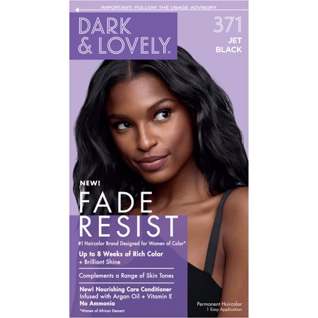 SoftSheen Carson Dark & Lovely Permanent Haircolor, Jet Black #371