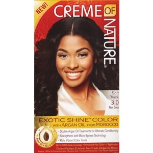 Creme of Nature Exotic Shine Colour Soft Black 3.0