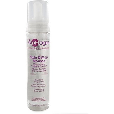 Aphogee Style and Wrap Mousse 8.5 Oz