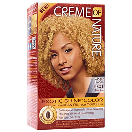 Creme of Nature Exotic Shine Color with Argan Oil Ginger Blonde 10.01