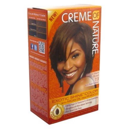 Creme of Nature Exotic Shine Colour Medium Warm Brown 7.3