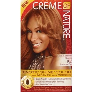 Creme of Nature Exotic Shine Colour Light Caramel Brown 9.2