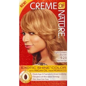 Creme of Nature Exotic Shine Permanent Hair Color Light Golden Blonde 9.23