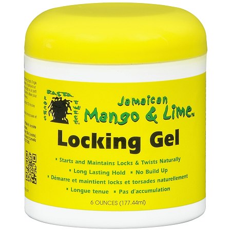 Jamaican Mango & Lime Frizz Control Jar Hair Styling & Locking Gel Unisex 6 Oz