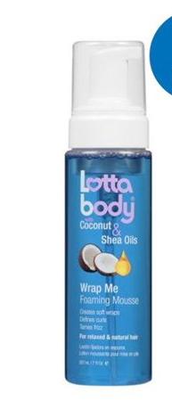 Lottabody with Coconut & Shea Oils Wrap Me Foaming Mousse - 7 Fl Oz