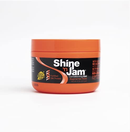 Shine-n-Jam Supreme Hold by Ampro for Women - 8 Oz Gel