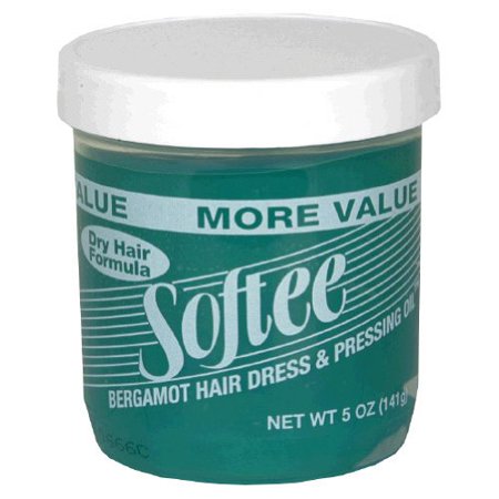 Softee Bergamot Hair Dress and Pressing Oil 5 Ounce