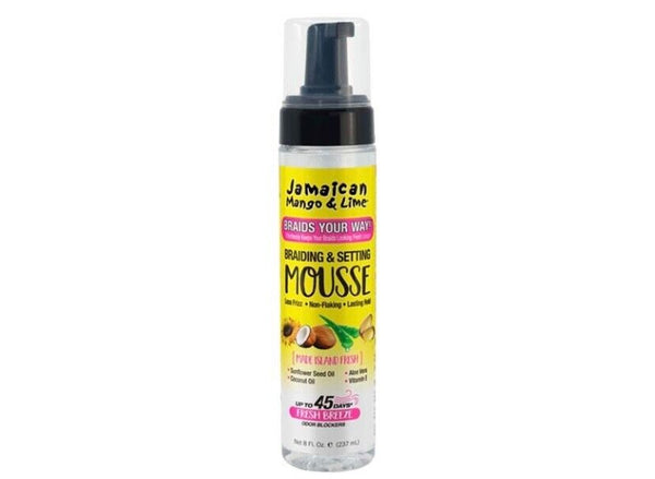 Jamaican Mango & Lime Braiding & Setting Mousse, 8 Oz