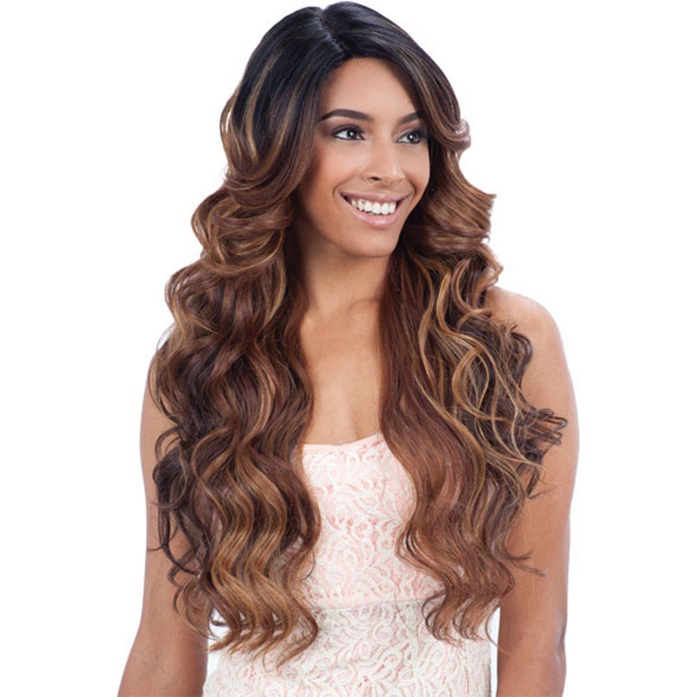 Synthetic lace front wig outlet freetress equal amerie 28