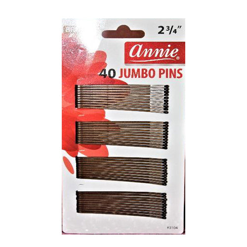 ANNIE JUMBO PINS 40 PCS BRONZE