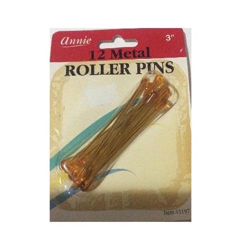 ANNIE METAL ROLLER PINS 12PCS